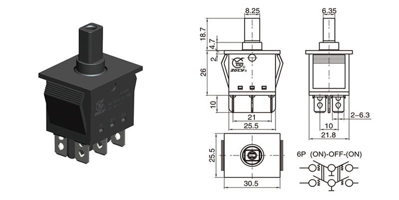 XW-604SB8-3A(三定位三檔雙邊復(fù)位)
